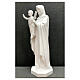 Statue Our Lady Queen of the Apostles 100 cm white fiberglass s5
