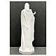 Statue Our Lady Queen of the Apostles 100 cm white fiberglass s7