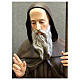 Statue of St. Anthony Abbot with bell staff 120 cm painted fibreglass s4