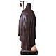 Estatua San Antonio Abad bastón campana 120 cm fibra de vidrio pintada s12