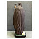 Statue St Anthony the Abbot 120 cm with bell painted fiberglass s9