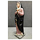 Estatua Virgen Dolorosa niña 80 cm fibra de vidrio pintada s3