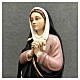 Estatua Virgen Dolorosa niña 80 cm fibra de vidrio pintada s4