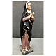 Estatua Virgen Dolorosa niña 80 cm fibra de vidrio pintada s5