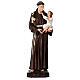 Statue of Saint Anthony, golden rope, 85 cm, painted fibreglass s1