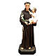 St Anthony with Jesus, painted fibreglass statue, 130 cm s1