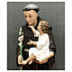 Statue Saint Antoine et Enfant Jésus 130 cm fibre de verre peinte s8