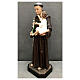 Statua Sant'Antonio Bambino carezza 130 cm vetroresina dipinta s3