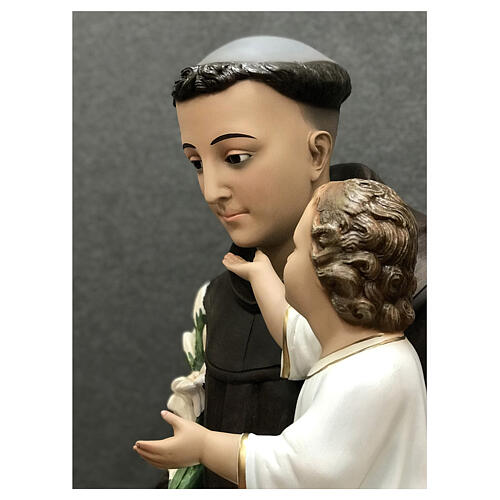 St Anthony statue with Child tender touch 130 cm painted fiberglass 9