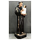 Estatua San Antonio Niño abrazo fibra de vidrio pintada 160 cm s6