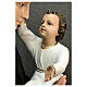 Statue of St Anthony Child hugging painted fiberglass 160 cm s5