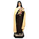 Statua Santa Teresa Lisieux rose 150 cm vetroresina dipinta s1