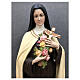 Statua Santa Teresa Lisieux rose 150 cm vetroresina dipinta s2