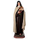 Statua Santa Teresa Lisieux rose 150 cm vetroresina dipinta s1