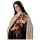 Statua Santa Teresa Lisieux rose 150 cm vetroresina dipinta s9