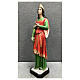 St Lucy statue with golden crown 65 cm painted fiberglass s3
