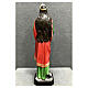 St Lucy statue with golden crown 65 cm painted fiberglass s7