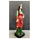 Estatua Santa Lucía plato 110 cm fibra de vidrio pintada s4
