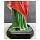 Estatua Santa Lucía plato 110 cm fibra de vidrio pintada s9