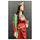 St Lucy statue eyes plate 110 cm painted fiberglass s8