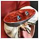 Imagem Santa Lúcia túnica vermelha fibra de vidro pintada 160 cm s7