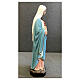 Estatua Sagrado Corazón de María vestidos rosas 65 cm fibra de vidrio pintada s4