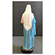 Estatua Sagrado Corazón de María vestidos rosas 65 cm fibra de vidrio pintada s5