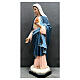 Statua Sacro Cuore di Maria raggiera dorata 165 cm vetroresina dipinta s3