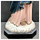 Immaculate Heart of Mary statue with golden rays 165 cm painted fiberglass s10