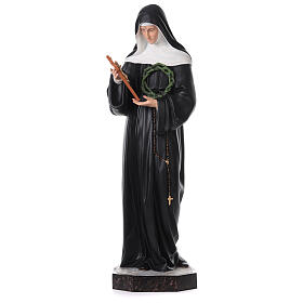 Statua Santa Rita crocefisso 100 cm vetroresina dipinta