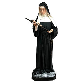 Statue Sainte Rita habit augustin 160 cm fibre de verre peinte