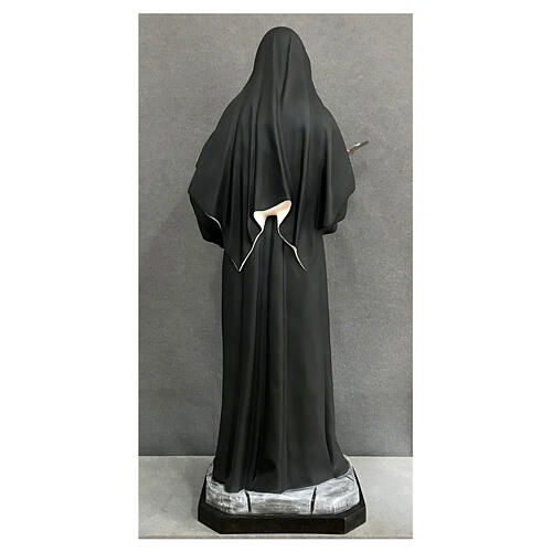 St Rita statue nun dress 160 cm painted fiberglass 10