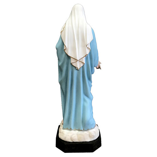 Estatua Sagrado Corazón de María 110 cm fibra de vidrio pintada 6