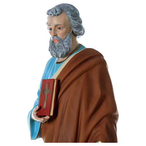 Figura Święty Piotr, 160 cm, malowane włókno szklane, SZKLANE OCZY 4