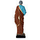 St Peter statue 160 cm colored fiberglass GLASS EYES s7