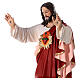 Statua Sacro Cuore Gesù braccia avanti 160 cm vetroresina OCCHI VETRO s6