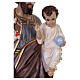 Statua San Giuseppe con Gesù 125 cm vetroresina occhi cristallo Lando Landi s5