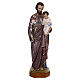 Saint Joseph with Jesus 125 cm Fiberglass Crystal Eyes Lando Landi s1