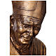 Bronze-like fibreglass statue of Pope John Paul II by Lando Landi, 65 in s2