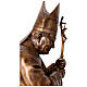 Bronze-like fibreglass statue of Pope John Paul II by Lando Landi, 65 in s9