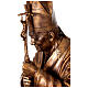 Statua Papa Giovanni Paolo II tipo bronzo vetroresina Lando Landi 165 cm s14