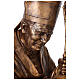 Estátua Papa João Paulo II em fibra de vidro tipo bronze Lando Landi 165 cm s6