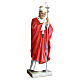 Statua Papa Giovanni Paolo II casula rossa 165 cm Lando Landi vetroresina s1