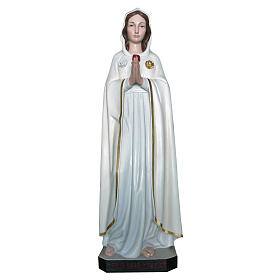 Maria Geheimnisvolle Rose – 70 cm Fiberglas-Statue, handbemalt, Lando Landi