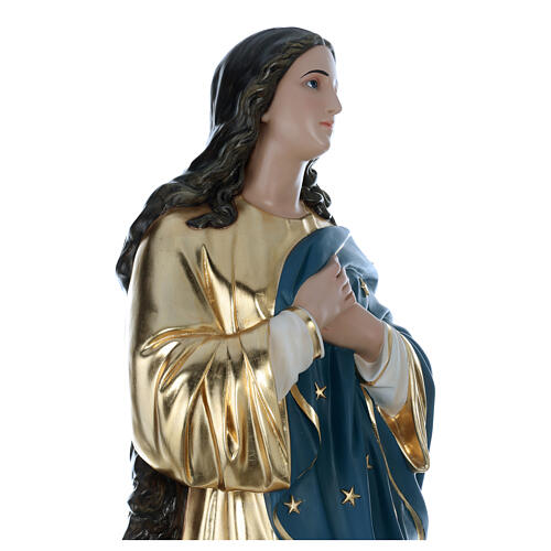 Our Lady of the Assumption by Murillo, fiberglass statue with glass eyes, 180 cm 8