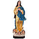 Virgen de la Asunción del Murillo cm 180 fibra de vidrio con ojos de vidrio s1