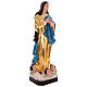Virgen de la Asunción del Murillo cm 180 fibra de vidrio con ojos de vidrio s4