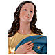 Virgen de la Asunción del Murillo cm 180 fibra de vidrio con ojos de vidrio s6