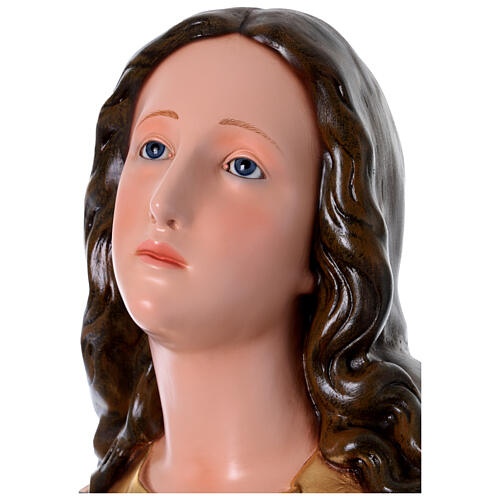 Nossa Senhora da Assunção de Murillo 180 cm fibra de vidro com olhos de vidro 2