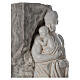 Estatua Paternidad fibra de vidrio 160 cm blanca s2
